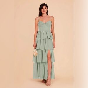 BIRDY GREY Lola Chiffon Sage Dress